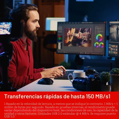 Vista 4 de SanDisk Unidad flash USB 3.0 Ultra Flair de 16 GB - SDCZ73-016G-G46, negro