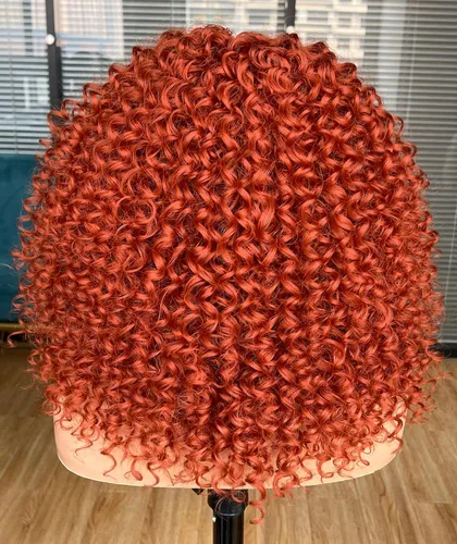 Vista 7 de Pelucas rizadas con encaje frontal para mujeres negras, peluca de encaje frontal corta y rizada prearrancada con abuelitos, aspecto natural, afro