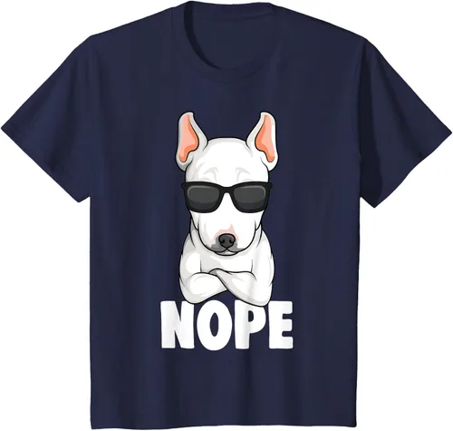 Vista 56 de Camiseta de perro Bull Terrier para niños y mujeres, Negro