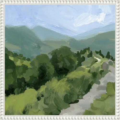 Vista 15 de Amanti Art Lienzo enmarcado para pared, camino forrado de árbol I de 16 x 16 pulgadas, por Victoria Barnes, lienzo enmarcado para pared, obras