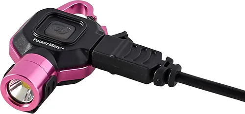 Vista 5 de Streamlight 73303 Pocket Mate 325-lúmenes Linterna de bolsillo USB recargable con llavero/clip, rosa