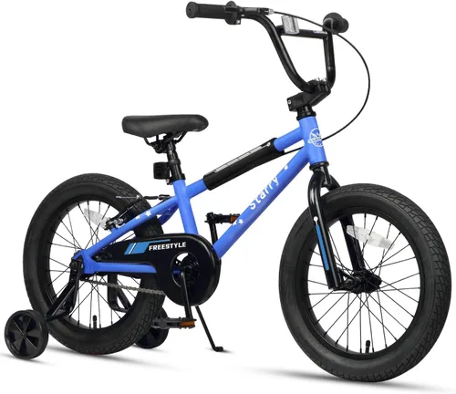 Vista 37 de cubsala Bicicleta para niños de 12, 14, 16, 18 pulgadas, estilo BMX, con ruedas de entrenamiento, freno para niños de 2 a 10 años, varios