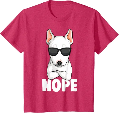 Vista 52 de Camiseta de perro Bull Terrier para niños y mujeres, Negro