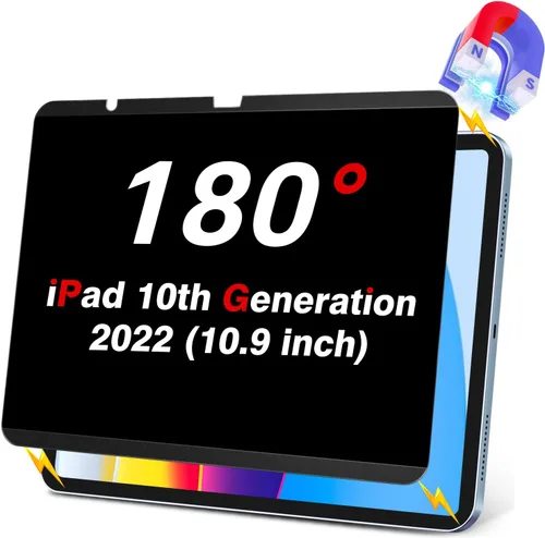 Vista 12 de ZZOEGAA - Protector de pantalla de privacidad para iPad de 9ª generación, protector de pantalla de privacidad magnético para iPad de 9ª 8ª y 7ª