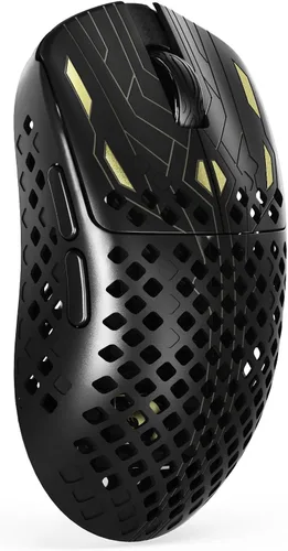 Vista 10 de MAMBASNAKE M2 - Mouse inalámbrico de fibra de carbono para juegos, PAW3395PRO 40K DPI, ergonómico ultraligero de 1.45 oz, botones programables