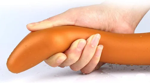 Vista 4 de Tapón anal de silicona líquida súper largo con ventosa fuerte, tapones anales impermeables, kit de entrenamiento anal para estimulación de masaje