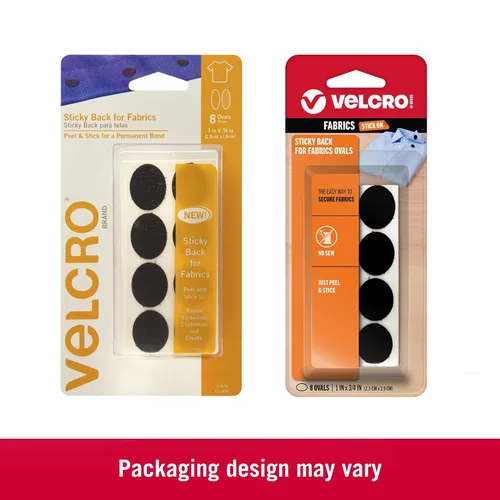 Vista 2 de VELCRO Brand para telas Cinta adhesiva de tela permanente con parte posterior pegajosa para alteraciones y dobladillo Desenganchar y pegar - Sin