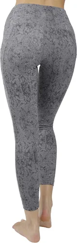Vista 4 de Yogalicious Leggings suaves de cintura alta a prueba de sentadillas con estampado para mujer
