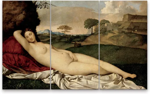 Vista 32 de Niwo ART - Bandera, serie de pinturas más famosas del mundo, lienzo para pared, decoración del hogar, envoltura de galería, estirado, enmarcado