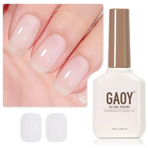 Vista 38 de GAOY - Esmalte de uñas de gel marrón, 16ml de esmalte de gel para quitar por remojo, curado con luz UV para arte de uñas, manicura DIY en casa, 2088