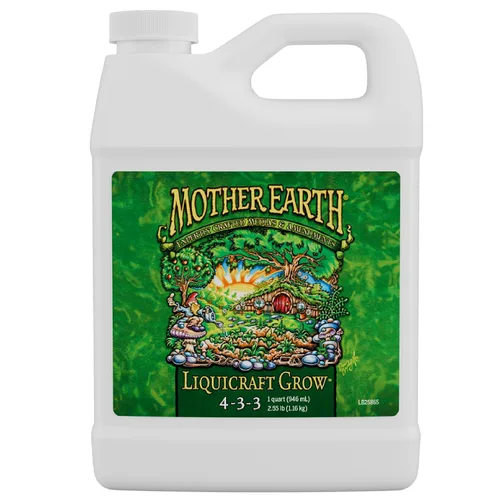 Vista 16 de Mother Earth LiquiCraft Grow 4-3-3 and Mother Earth LiquiCraft Bloom 2-4-4 - Paquete de fertilizante líquido, 1 cuarto de galón cada uno