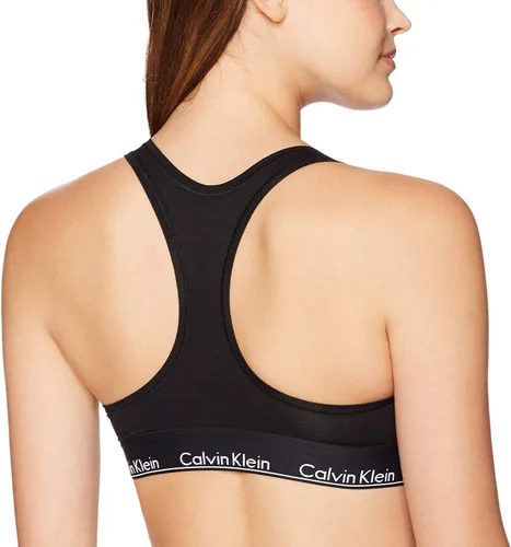 Vista 2 de Calvin Klein - Brasier de algodón moderno, sin alambres y sin forro para mujer