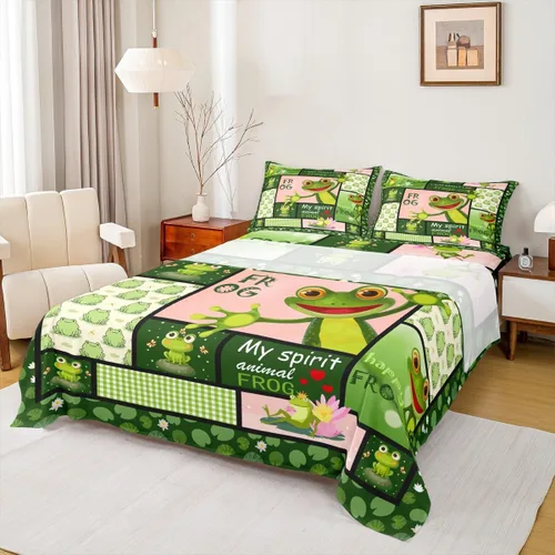 Vista 29 de Western Cowboy - Juego de sábanas para niños, tamaño individual, juego de ropa de cama rústica de herraduras, cactus y herraduras, decoración