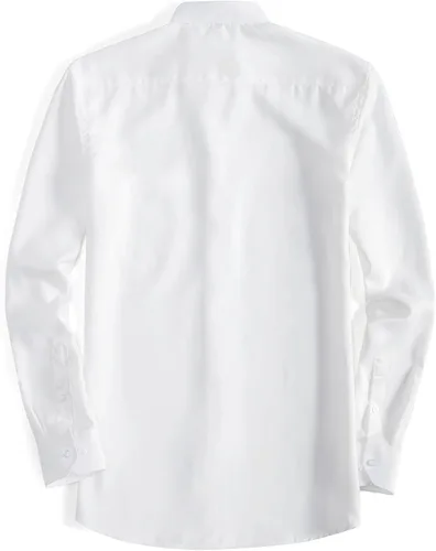 Vista 2 de VANCOOG Camisas de manga larga para hombre, casuales, elegantes y elegantes