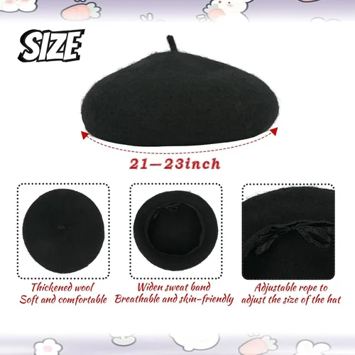 Vista 2 de El juego de disfraz de artista incluye bata de pintura, sombrero de boina, tablero de dibujo y collar para suministros de dibujo de manualidades