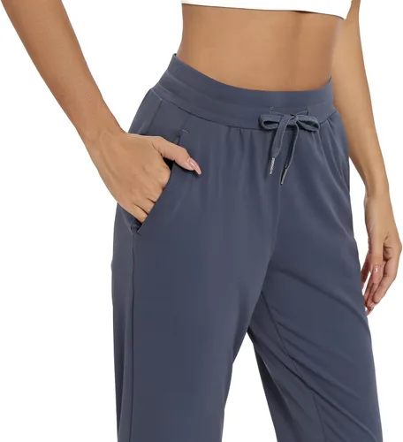 Vista 5 de Blaosn Pantalones deportivos de entrenamiento para mujer con bolsillos, para gimnasio, yoga, atletismo, leggings de descanso, ropa de moda para otoño