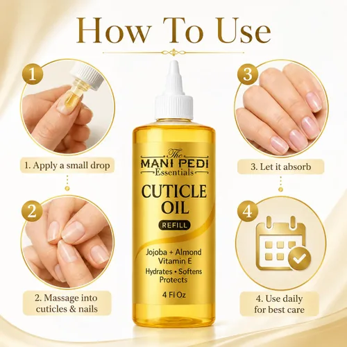 Vista 6 de TMPE Aceite nutritivo para cutículas a granel para uñas, almendra y jojoba