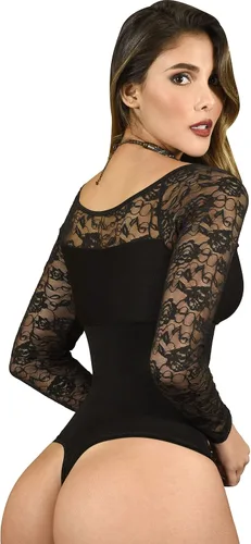 Vista 2 de Fiorella Shapewear Body adelgazante a la moda blusa de tanga fajas colombianas reductoras blusas moldeadoras 707B