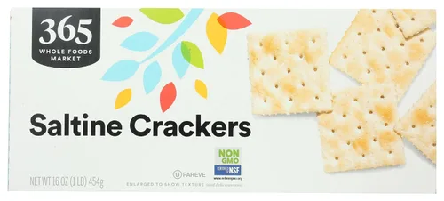 Vista 6 de 365 by Whole Foods Market, Galletas saladas tipo Saltine, 16 onzas