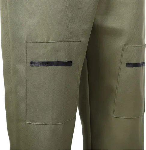 Vista 6 de Disfraz de hombre para adultos, traje de vuelo para hombre, traje de piloto, disfraz espacial, overol verde, forro polar verde con licencia