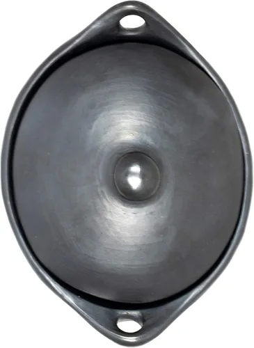 Vista 2 de Ancient Cookware, Cacerola ovalada de arcilla Chamba, extra grande, 7.5 cuartos de galón