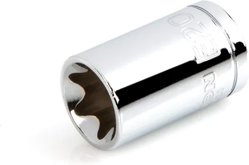 Vista 6 de TEKTON Juego de llaves de vaso de estrella externas de 1/2 pulgada con riel, 10 piezas (E8 - E24) SHD92117