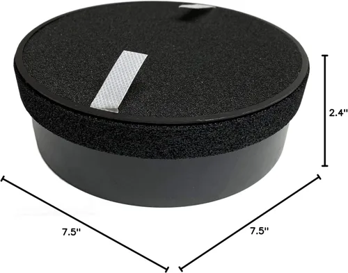 Vista 8 de Nispira True HEPA H13 - Filtro de aire de repuesto compatible con purificador de aire compacto hOmeLabs HME020248N filtración de 3 etapas con luz
