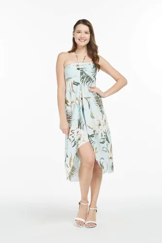 Vista 5 de Hawaii Hangover - Vestido hawaiano con estampado floral para mujer