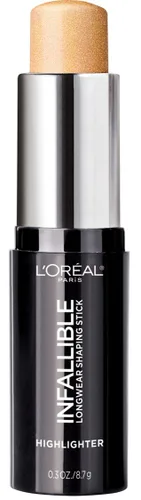 Vista 5 de L'Oreal Paris Infallible Stobe Highlight Stick 502 Gold Is Cold 0.32 oz