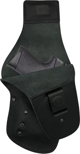 Vista 14 de Urban Carry LockLeather Funda G3 Holster - Diseño híbrido de cuero/polímero para ocultación óptima Disponible en tamaños Cadete, Trooper, Teniente