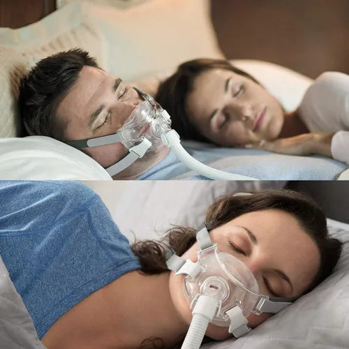 Vista 6 de Correas CPAP para máscara Amara View, estándar, paquete de 2 Las correas suaves y transpirables cuentan con múltiples puntos de ajuste; compatible