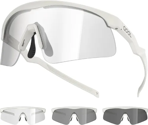 Vista 10 de Living out your qool time QOOLTIME Z87 - Gafas de sol deportivas para ciclismo, hombres, mujeres, jóvenes, pickleball para correr, béisbol