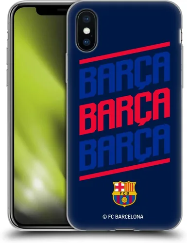 Vista 314 de Head Case Designs Funda de gel suave con licencia oficial del FC Barcelona Barca Crest Graphics [protección de grado militar] compatible con Apple
