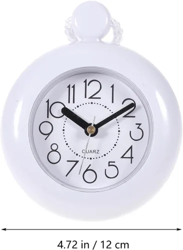 Vista 6 de LIOOBO Reloj de baño de bucle, reloj de baño resistente al agua, digital, resistente al agua, despertador, reloj de pared, reloj de ducha
