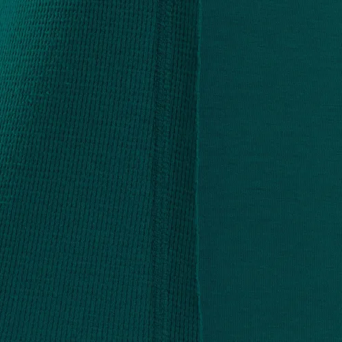 Vista 6 de Lee Camiseta de punto gofre recortada con cuello redondo para mujer