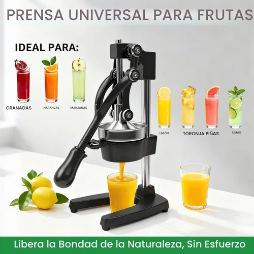 Vista 7 de Máquina Exprimidora Manual, Prensa Manual Comercial de Servicio Pesado de Hierro Fundido, para Jugo de Naranja Lima Limón Granada, Fácil de Usar