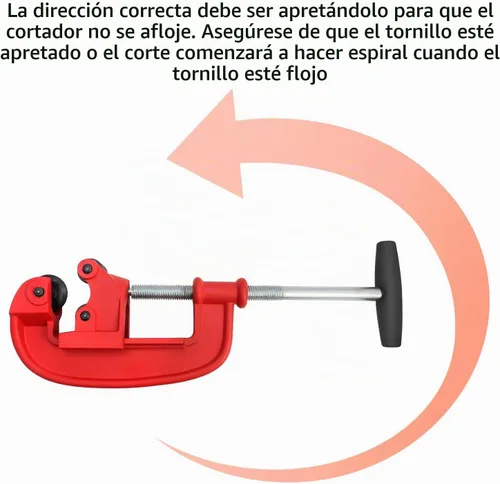 Vista 3 de QWORK Herramienta profesional para cortar tubos de 1-3 pulgadas, ideal para proyectos de plomería, automoción y construcción