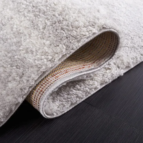 Vista 7 de SAFAVIEH Berber Shag Collection - Tapete para pasillo, 2 x 6 pies, color gris y marfil, diseño moderno, no desprende pelusa y de fácil cuidado, 1.2