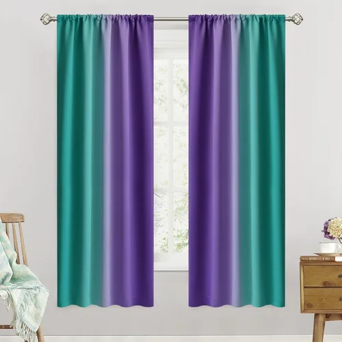 Vista 39 de SimpleHome Cortinas Pequeñas Negras Impermeables con Bolsillo para Barra Suave para Cocina, Cortinas Impermeables con Bolsillo para Barra
