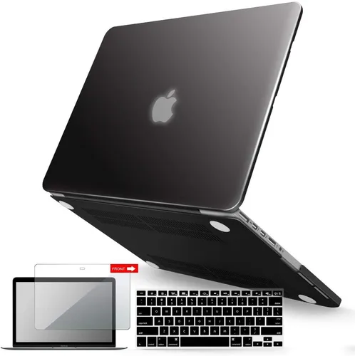 Vista 18 de IBENZER Compatible con MacBook Pro de 13 pulgadas 2015 2014 2013 finales 2012 A1502 A1425, carcasa rígida y cubierta de teclado y protector