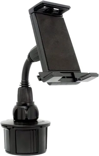 Vista 2 de Bracketron Soporte para portavasos de coche para teléfono inteligente y tableta estilo Phablet TomTom Magellan iPhone X 8 Plus iPad Samsung Galaxy