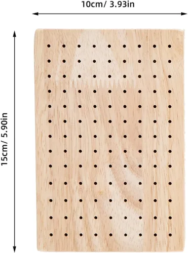 Vista 9 de EXCEART Base de madera con base de arcilla de 2 piezas, herramientas de escultura de cerámica y estante de secado, tabla de cuña para herramientas