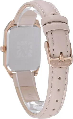 Vista 5 de Anne Klein Reloj con correa de cuero para mujer