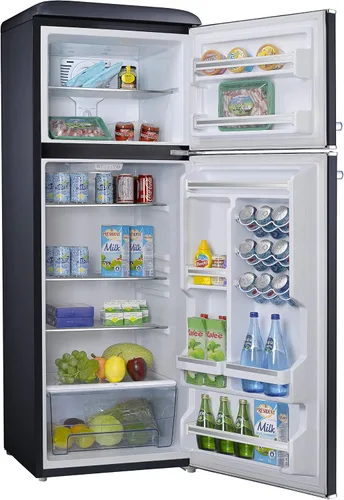 Vista 4 de Galanz GLR12TBKEFR Retro refrigerador, 12.0 Cu FT, Negro