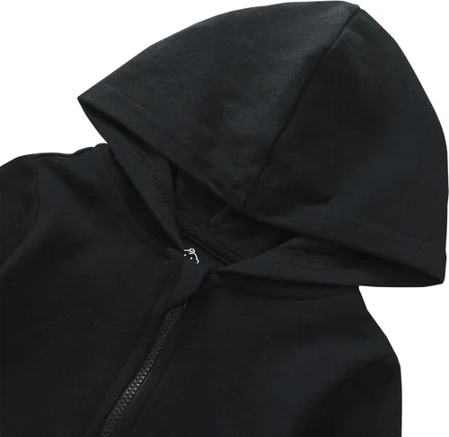 Vista 2 de ROMPERINBOX Sudadera con capucha para bebé y niña, con cremallera completa, ligera, delgada, abrigo, sudaderas de 0 a 24 meses