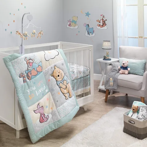 Vista 3 de Lambs & Ivy Disney Baby Winnie The Pooh Hugs Piglet/Eeyore/Tigger - Calcomanías de pared