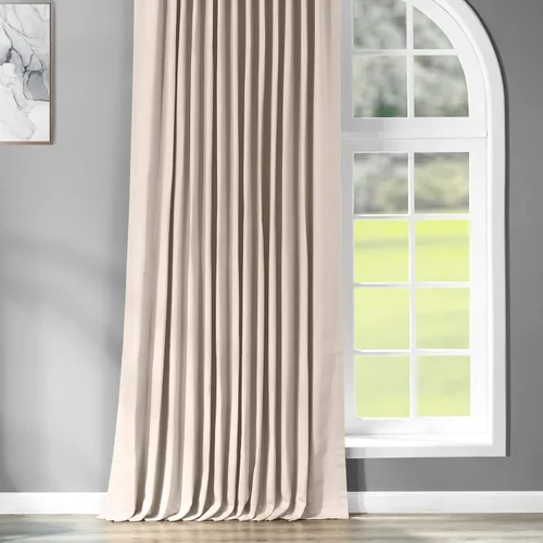 Vista 4 de HPD Half Price Drapes Cortinas extra anchas de oscurecimiento de habitación para dormitorio y sala de estar, 100 x 84 (1 panel), BOCH-120601-84-DW