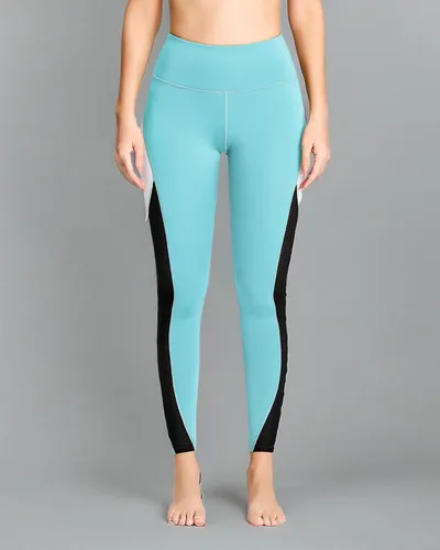 Vista 88 de Malla Queenieke 8030 de yoga, para correr, leggings con color combinado, para mujer