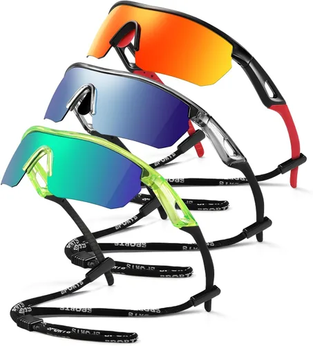 Vista 32 de Kids Sunglasses Youth Baseball Sunglasses for Boys Girls 3-12 Polarized Softball Sports Goggles UV Protection