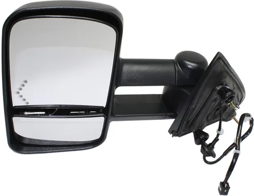 Vista 83 de Kool Vue - Espejo calefactable izquierdo para Chevrolet Silverado 1500 GMC Sierra 1500 2007-2013 plegable eléctrico con luz de señal y lámpara